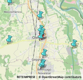 Mappa Via dei Bastioni, 28047 Oleggio NO, Italia (2.51333)