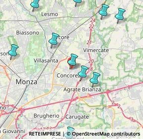 Mappa Via Antonio Gramsci, 20863 Concorezzo MB, Italia (5.19636)