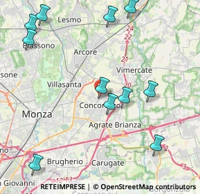 Mappa Via Antonio Gramsci, 20863 Concorezzo MB, Italia (4.94636)