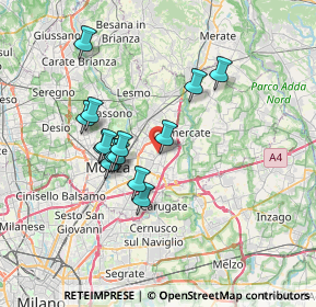 Mappa Via Antonio Gramsci, 20863 Concorezzo MB, Italia (6.04071)