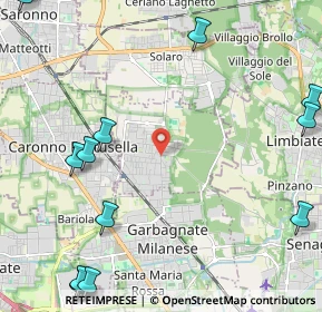 Mappa Via Carlo Romanò, 20031 Cesate MI, Italia (3.60722)