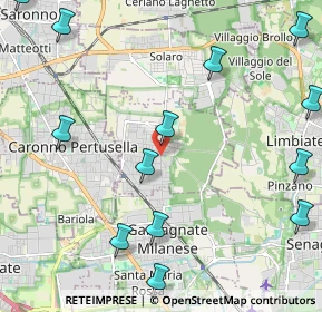 Mappa Via Carlo Romanò, 20031 Cesate MI, Italia (2.92786)