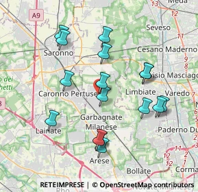 Mappa Via Carlo Romanò, 20031 Cesate MI, Italia (3.65813)