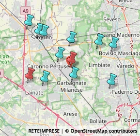 Mappa Via Carlo Romanò, 20031 Cesate MI, Italia (3.60167)