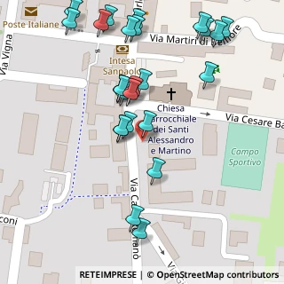 Mappa Via Carlo Romanò, 20031 Cesate MI, Italia (0.07333)