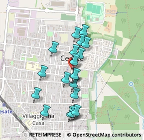 Mappa Via Carlo Romanò, 20031 Cesate MI, Italia (0.398)