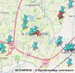 Mappa Via dei Bersaglieri, 31032 Casale sul Sile TV, Italia (2.936)