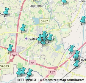 Mappa Via dei Bersaglieri, 31032 Casale sul Sile TV, Italia (2.7235)