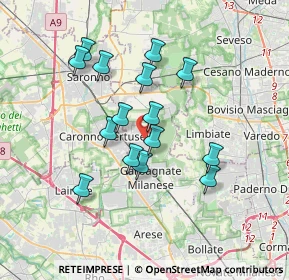 Mappa 20031 Cesate MI, Italia (3.08667)