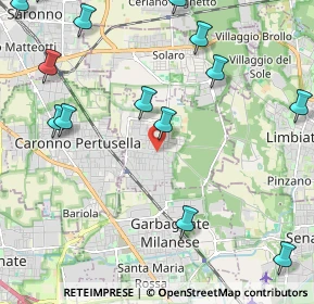 Mappa 20031 Cesate MI, Italia (2.86786)