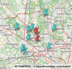 Mappa 20031 Cesate MI, Italia (6.28818)