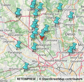 Mappa 20031 Cesate MI, Italia (8.6845)