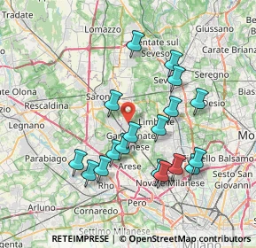 Mappa 20031 Cesate MI, Italia (7.05667)