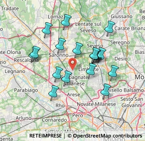 Mappa 20031 Cesate MI, Italia (6.35556)
