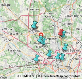Mappa 20031 Cesate MI, Italia (6.875)