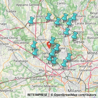 Mappa 20020 Cesate MI, Italia (6.95167)