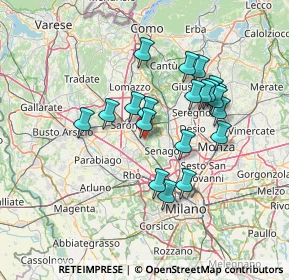 Mappa 20031 Cesate MI, Italia (12.1725)