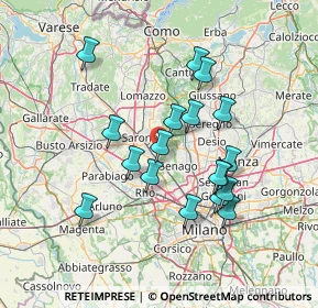 Mappa 20031 Cesate MI, Italia (12.83944)