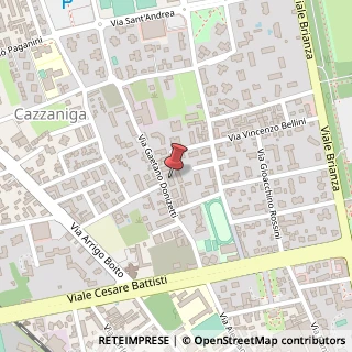Mappa Via Gaetano Donizetti, 28, 20900 Monza, Monza e Brianza (Lombardia)