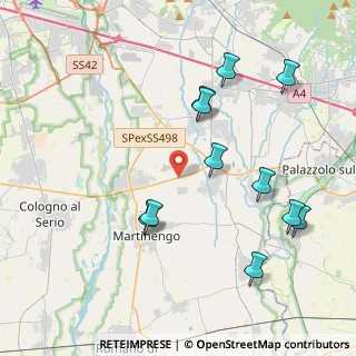 Mappa Viale Padania, 24050 Mornico Al Serio BG, Italia (4.29636)