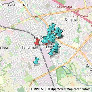 Mappa Via A.da Giussano, 20025 Legnano MI, Italia (0.5015)