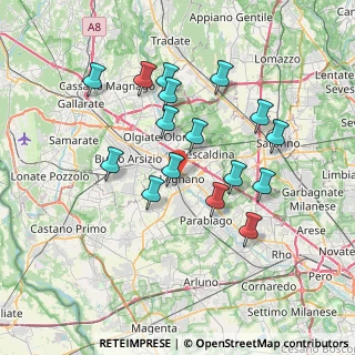 Mappa , 20025 Legnano MI, Italia (6.73438)
