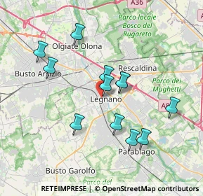Mappa , 20025 Legnano MI, Italia (3.30167)