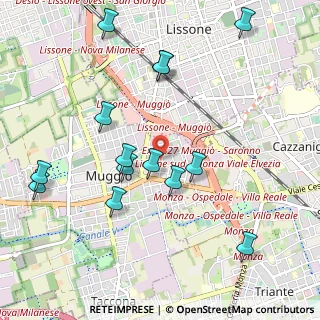 Mappa Via IV Novembre, 20835 Muggiò MB, Italia (1.10357)