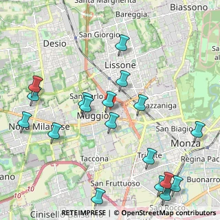 Mappa Via IV Novembre, 20835 Muggiò MB, Italia (2.56444)