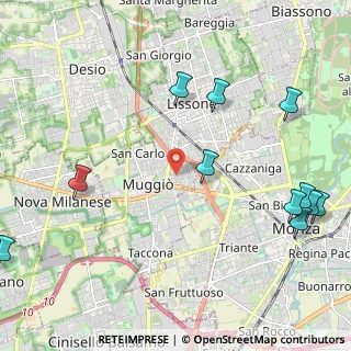 Mappa Via IV Novembre, 20835 Muggiò MB, Italia (2.80818)