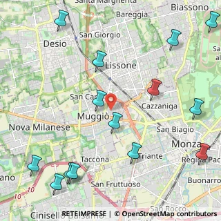 Mappa Via IV Novembre, 20835 Muggiò MB, Italia (2.89071)