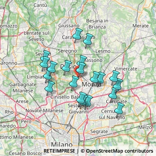 Mappa Via IV Novembre, 20835 Muggiò MB, Italia (6.3445)