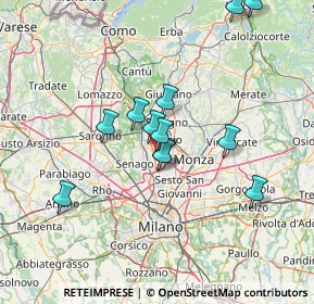 Mappa Via Circonvallazione, 20039 Varedo MB, Italia (12.77583)