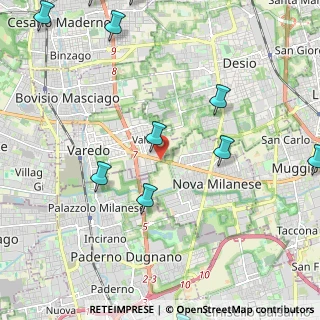 Mappa Via Circonvallazione, 20039 Varedo MB, Italia (3.00636)