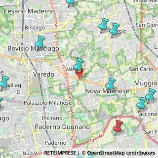 Mappa Via Circonvallazione, 20039 Varedo MB, Italia (3.56867)