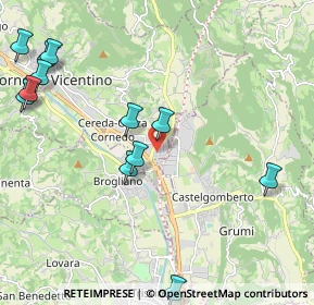 Mappa Via Nicolò Zamperetti, 36073 Cornedo Vicentino VI, Italia (2.57417)