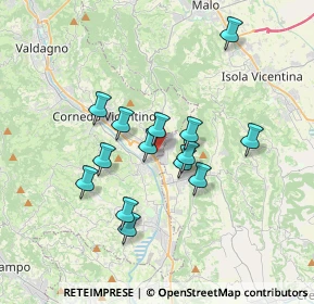 Mappa Via Nicolò Zamperetti, 36073 Cornedo Vicentino VI, Italia (2.94929)
