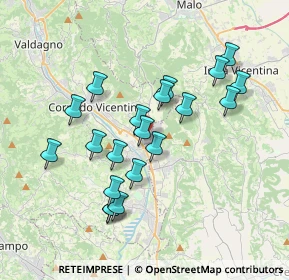 Mappa Via Nicolò Zamperetti, 36073 Cornedo Vicentino VI, Italia (3.3935)