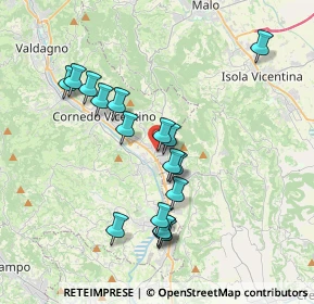 Mappa Via Nicolò Zamperetti, 36073 Cornedo Vicentino VI, Italia (3.49294)