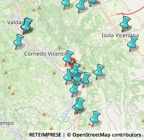 Mappa Via Nicolò Zamperetti, 36073 Cornedo Vicentino VI, Italia (4.717)
