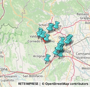 Mappa Via Nicolò Zamperetti, 36073 Cornedo Vicentino VI, Italia (10.04588)