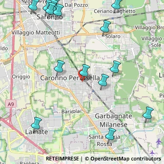 Mappa Via Pio XI, 21042 Caronno Pertusella VA, Italia (3.00733)