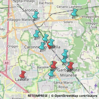 Mappa Via Pio XI, 21042 Caronno Pertusella VA, Italia (1.95429)