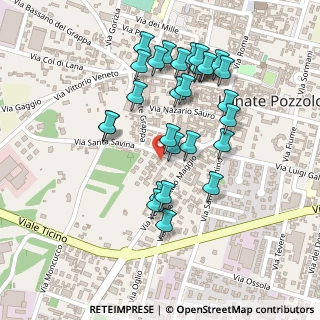 Mappa Via Santa Savina, 21015 Lonate Pozzolo VA, Italia (0.23103)