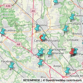 Mappa Via Lura, 21042 Caronno Pertusella VA, Italia (6.06722)