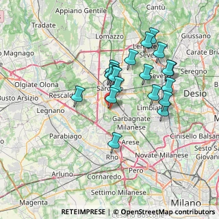 Mappa Via Lura, 21042 Caronno Pertusella VA, Italia (6.4495)