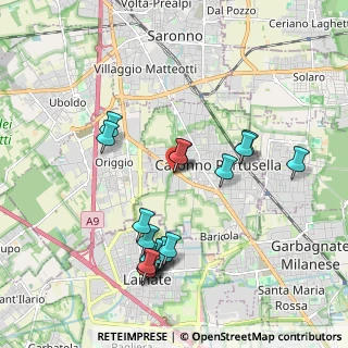 Mappa Via Lura, 21042 Caronno Pertusella VA, Italia (2.066)