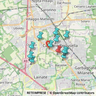 Mappa Via Lura, 21042 Caronno Pertusella VA, Italia (1.36583)