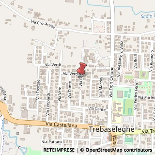 Mappa Via G. Verdi, 50, 35010 Trebaseleghe, Padova (Veneto)
