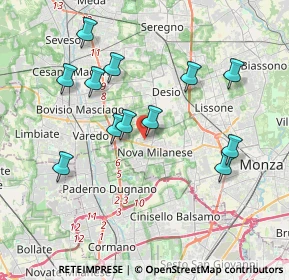 Mappa Via Marzabotto, 20834 Nova Milanese MB, Italia (3.7)